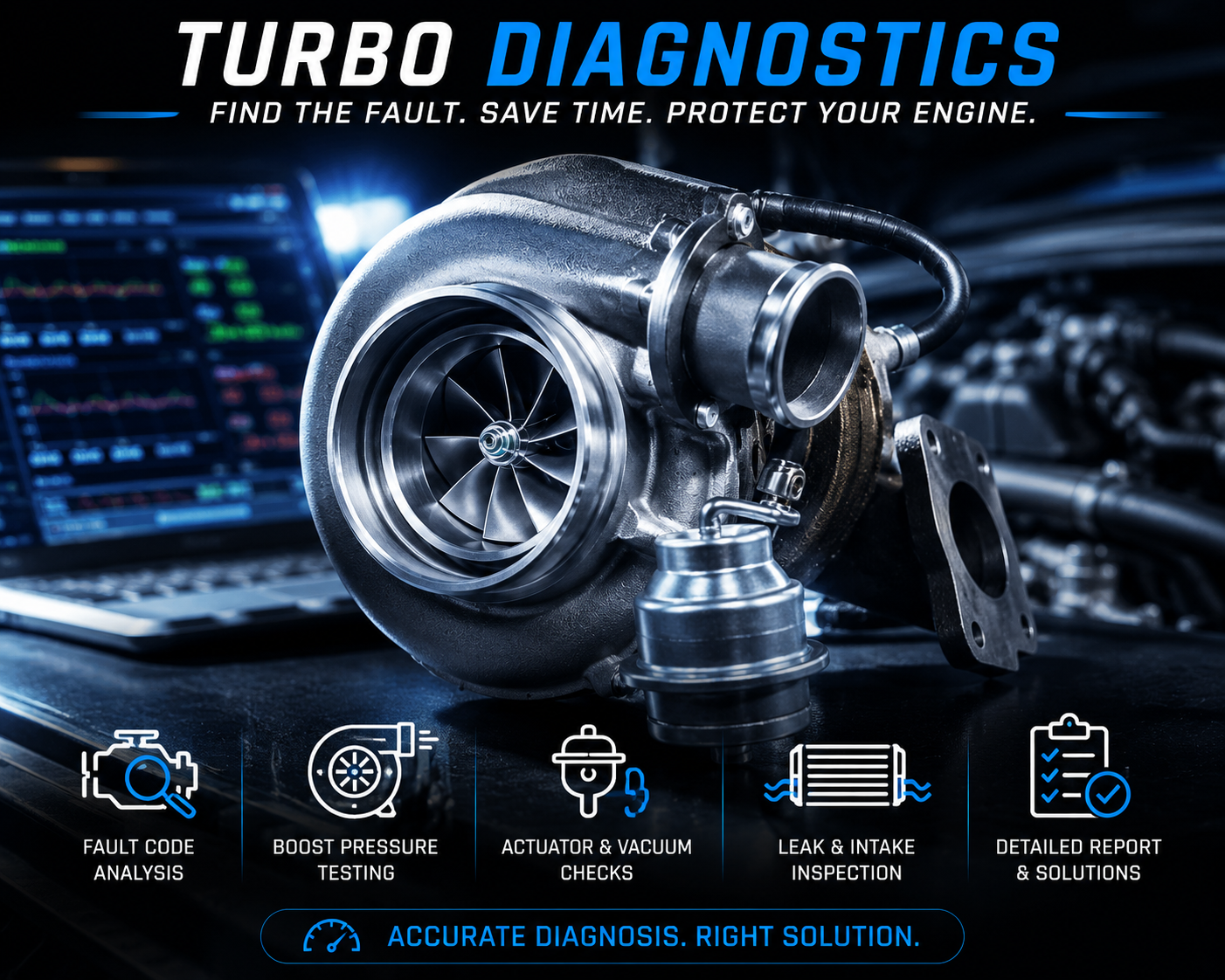 Turbo Diagnostics Service | Expert Diesel Turbo Fault Analysis